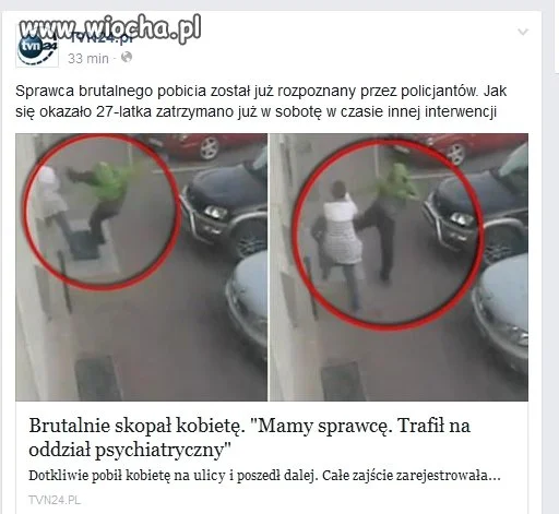 Trafiony zatopiony! Wylądował w psychiatryku.
