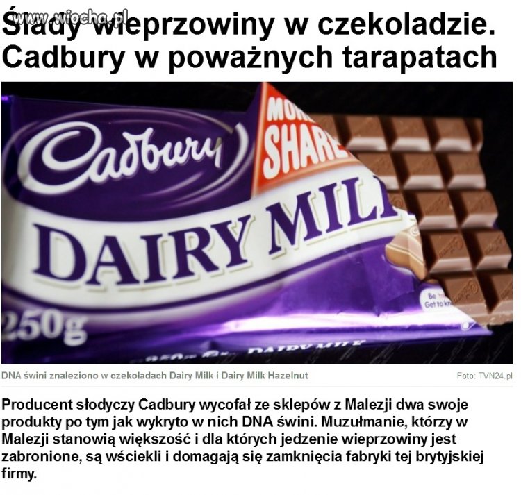 Cadbury dziękujemy