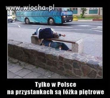Piętrowe łóżka...