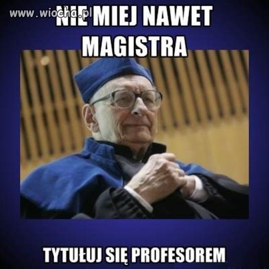 Jakiego magistra?