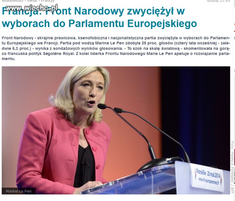 Idą wielkie zmiany w PE skoro oni wygrywają