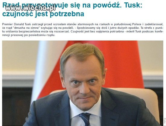 Człowiek żenada, dmucha na zimne
