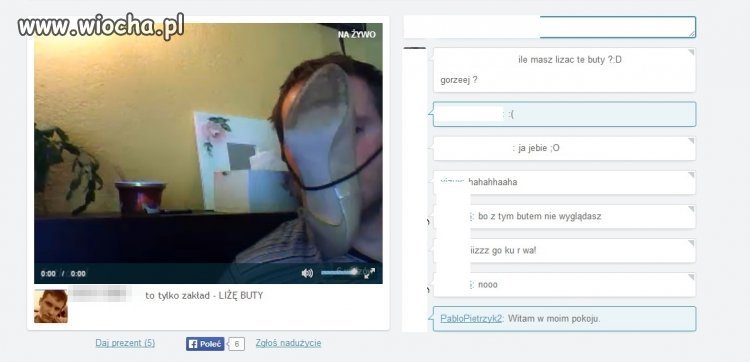 Liżę buty