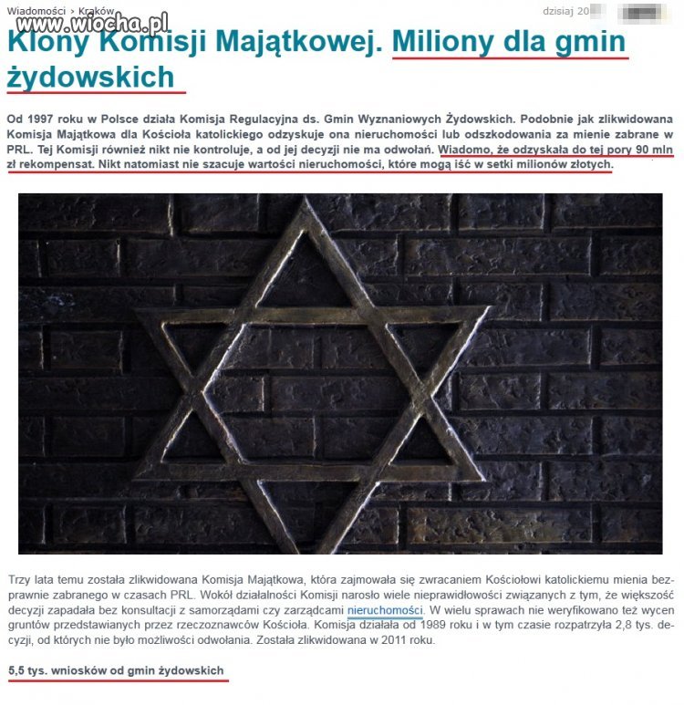 Żydzi odzyskują polskie majątki