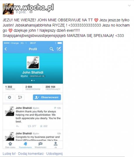 Podjarana psychofanka...