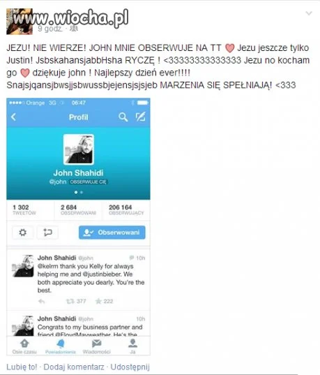 Podjarana psychofanka...
