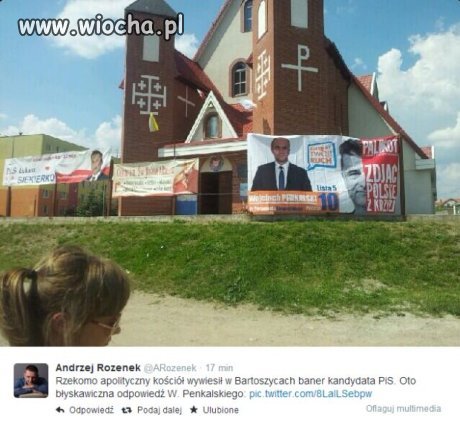 Kościół jest apolityczny??...Jakoś nie wierzę...