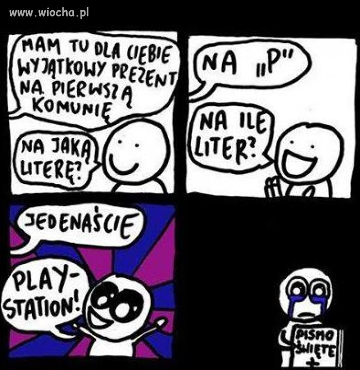 Tak dzieci widzą komunię... 