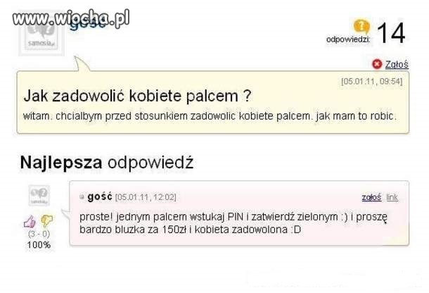 Najskuteczniejszy sposób.