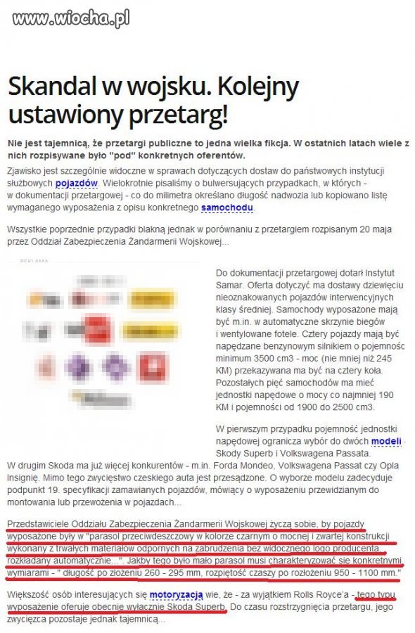 W kraju Tuska tak się robi przetargi