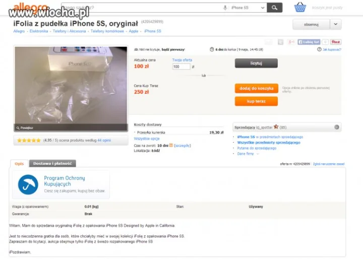 Myślałam, że już wszystko na allegro było