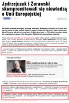 Kompromitacja kandydatów na antenie