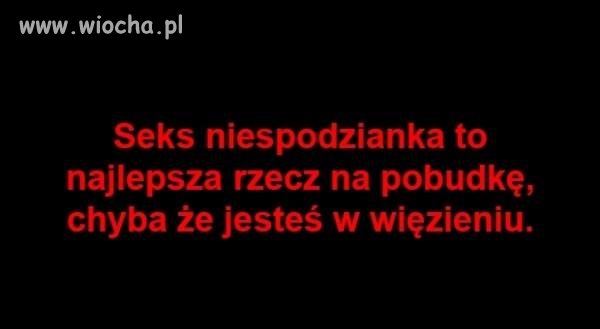 Seks niespodzianka.