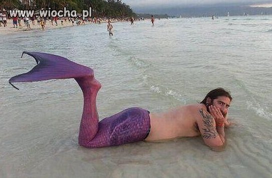 Morze wyrzuciło na brzeg plaży...