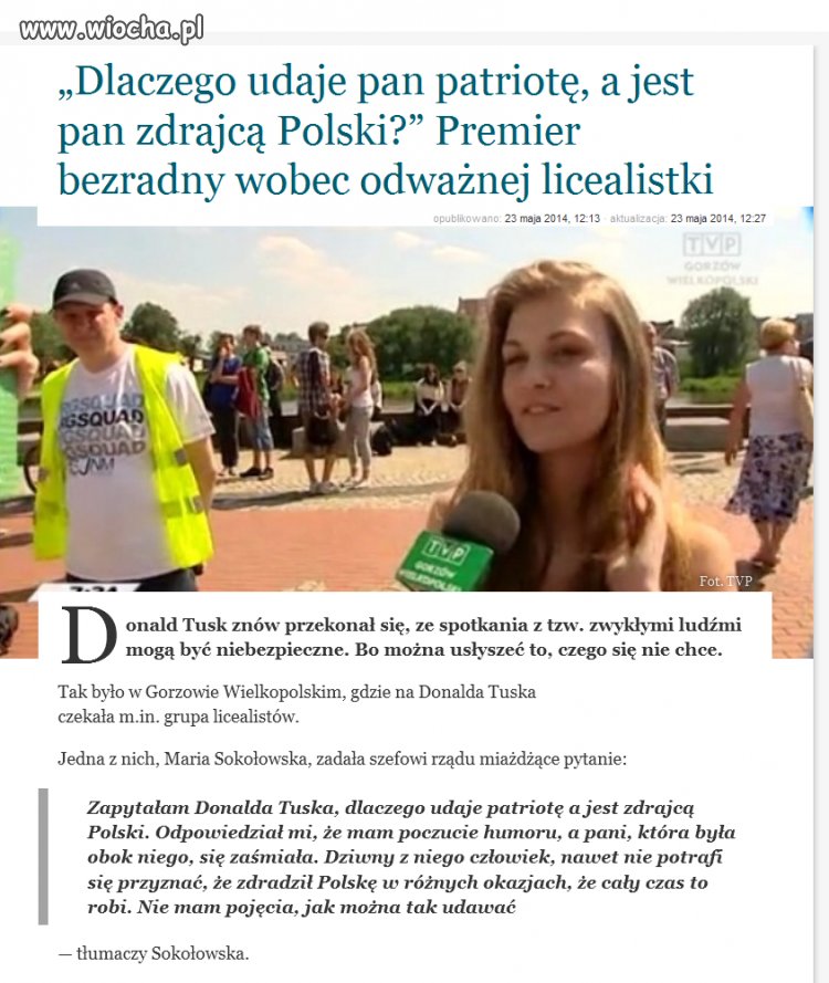 Tusk Zmasakrowany !