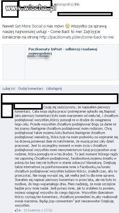 Trzeba się umieć cieszyć z małych rzeczy 