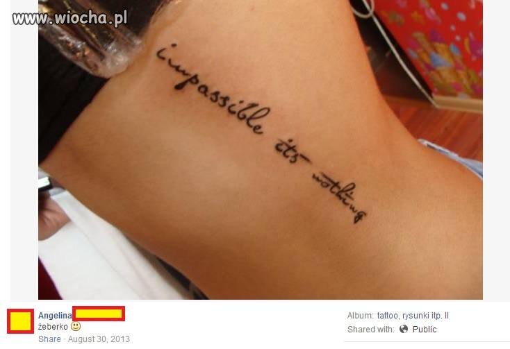 Impassible its nothing