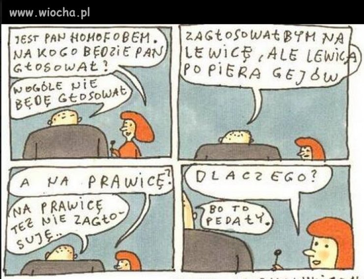 Więc na kogo tu głosować...  