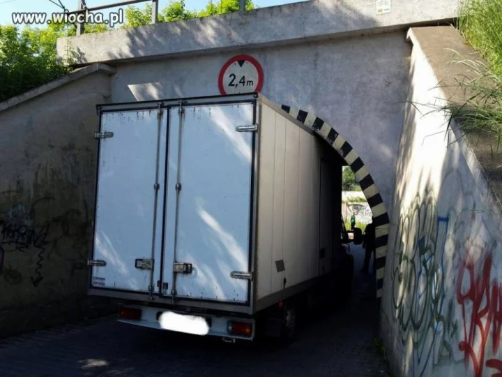 No i nie przejechał