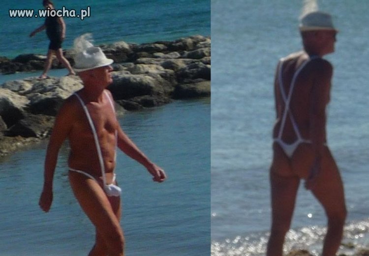 Cóż za wyrafinowany strój plażowy