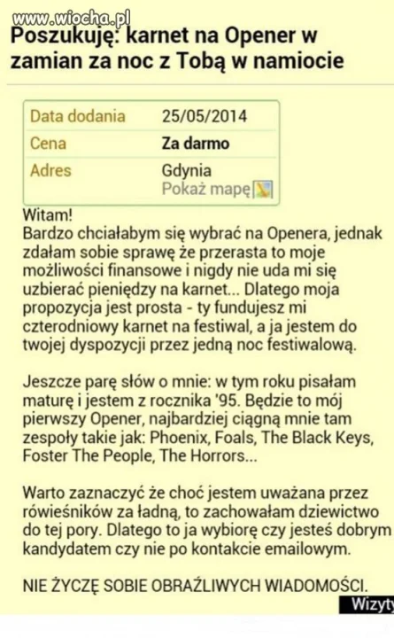Będzie miała branie.