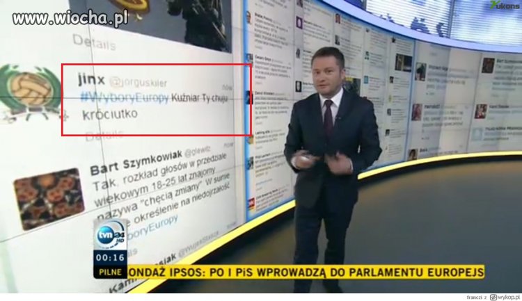 Mała wpadka w TVN24