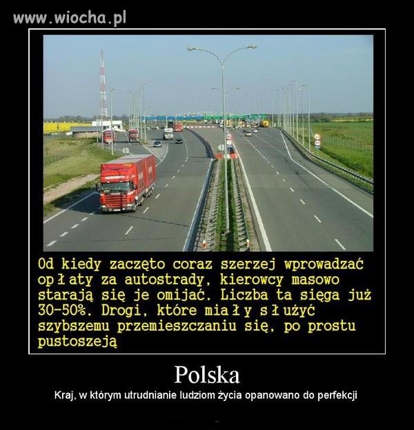 Ruch tranzytowy miał omijać miasta, przez