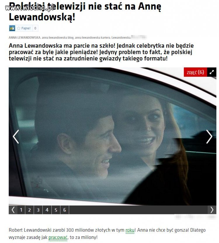 Na naprawdę gwiazda wielkiego formatu, osobiście 