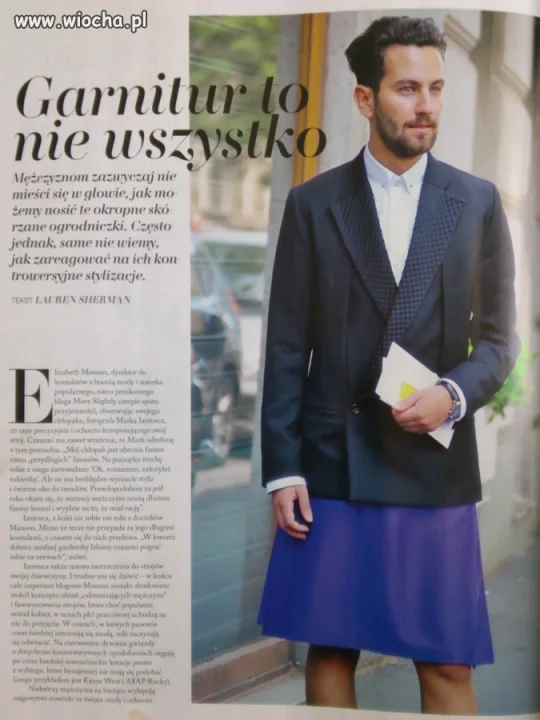 Panowie garnitur to nie wszystko...?