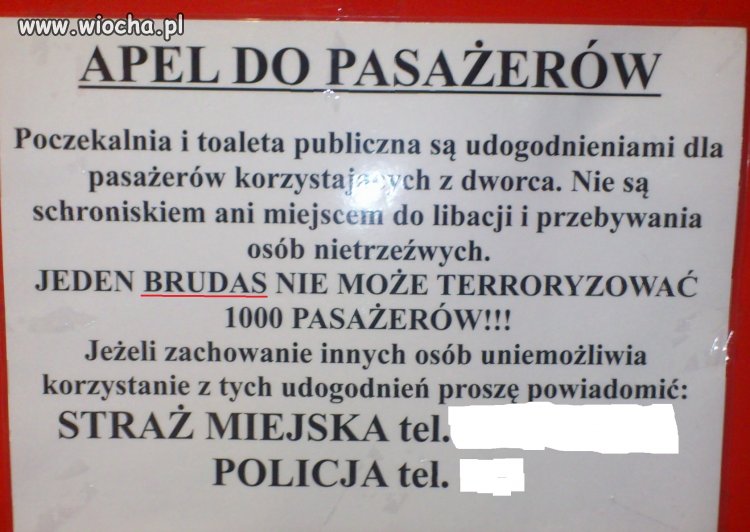 Dworzec Łęczna, Terrorysta