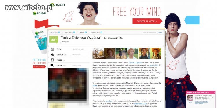 Garnier zaczął reklamować pedałów