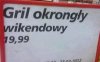 Czas na wikend z okrongłym grilem