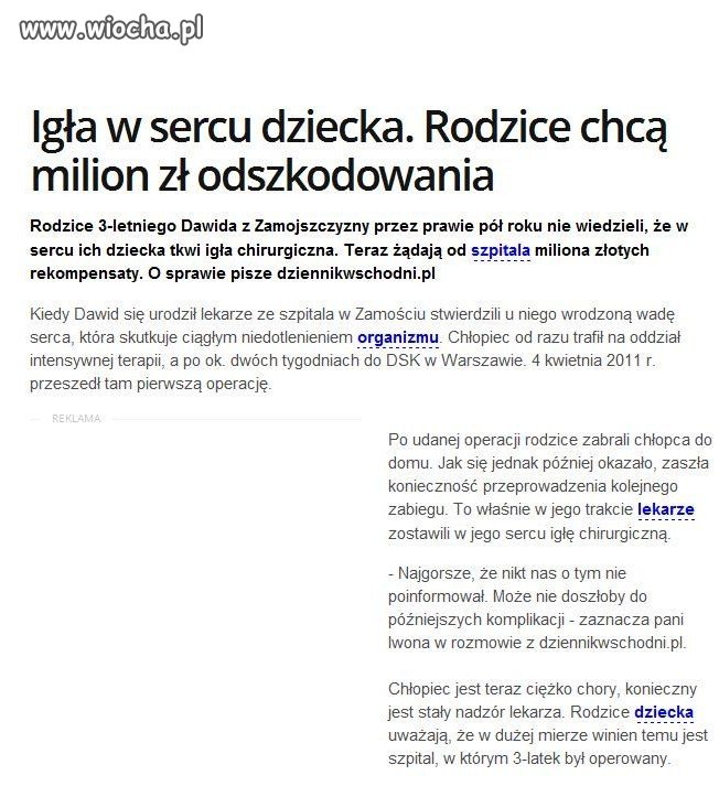 Nie wszyscy lekarze są partaczami.Ale zdarzają się