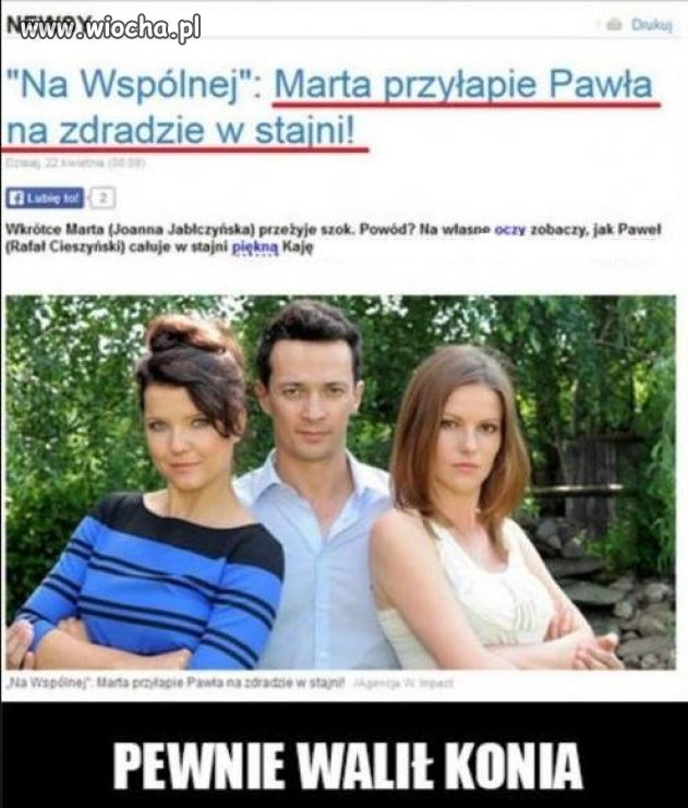 Ale go przycisnęło...
