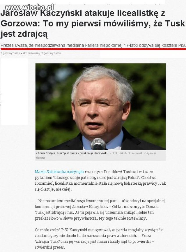 Czy skończy się w sądzie? 