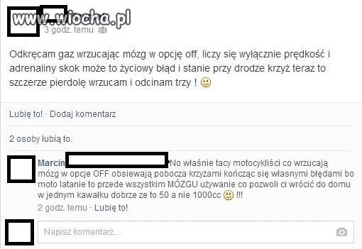 Szymuś i odcinka 50cc na 3 biegu