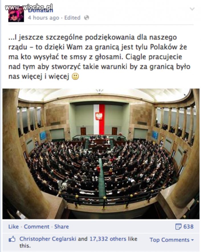 Dziękujmy Tuskowi.