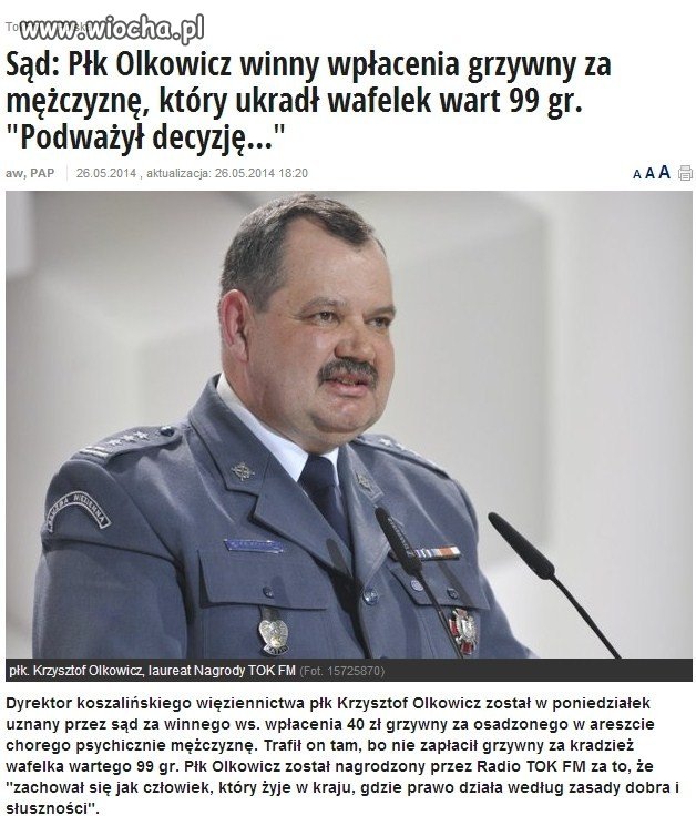 "Podważał zasadność prawomocnych decyzji sądu".