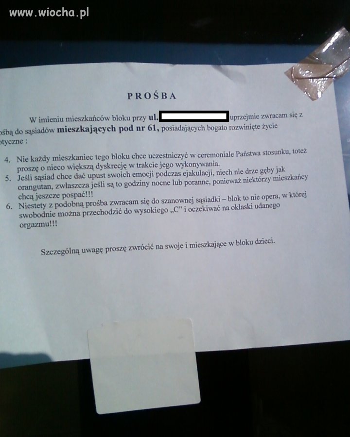 Nigdy nie ignoruj prośby sąsiada...