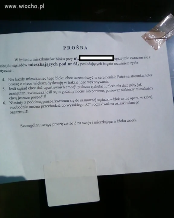 Nigdy nie ignoruj prośby sąsiada...