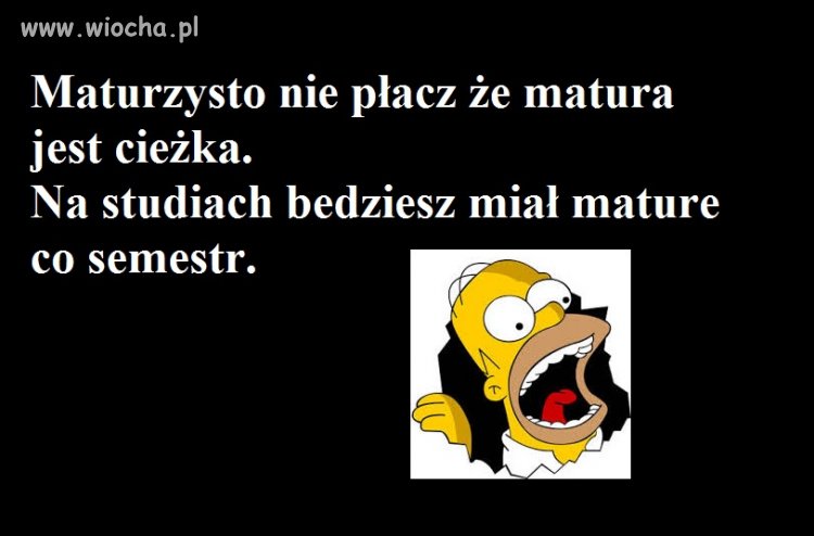 Dla Maturzystów z pozdrowieniami od Studentów