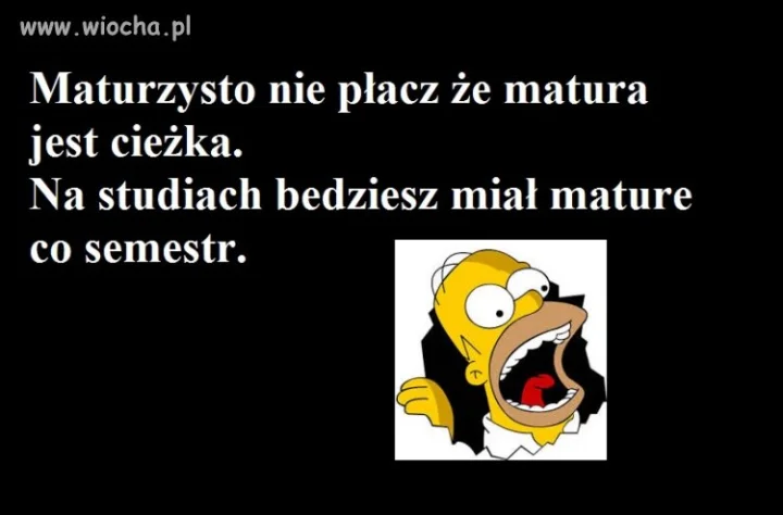 Dla Maturzystów z pozdrowieniami od Studentów