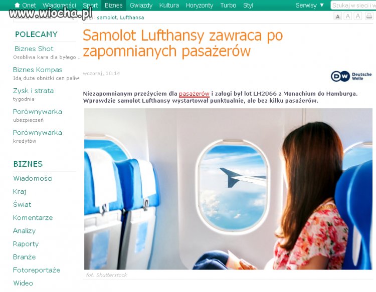  czy to Onet czy Deutsche Welle, nieważne