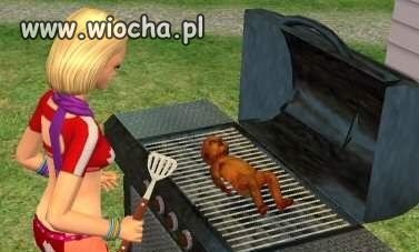 Bonus w jedenej z gier...grillowany niemowlak