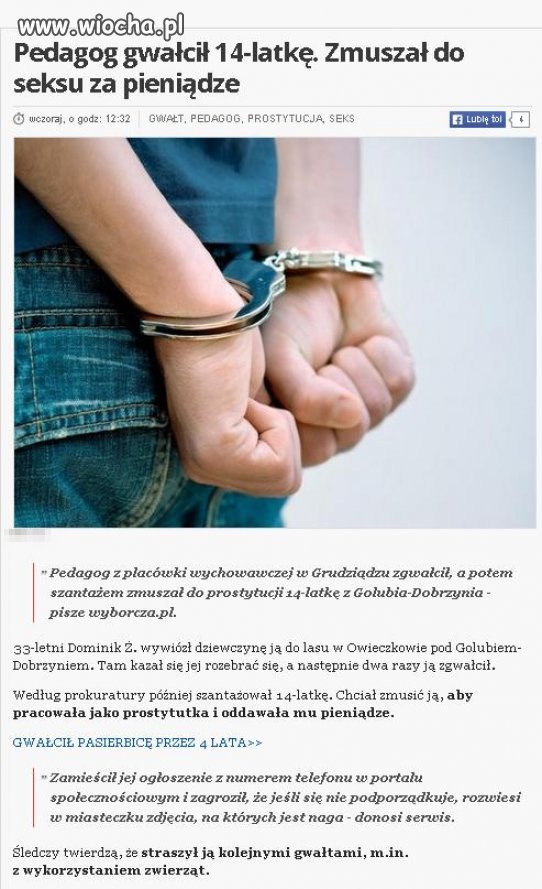 Fajny pedagog...