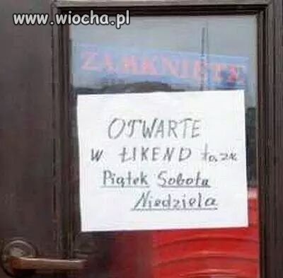 Otwarte ... 