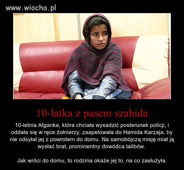 Brat wysyła siostrę w kamizelce z materiałami