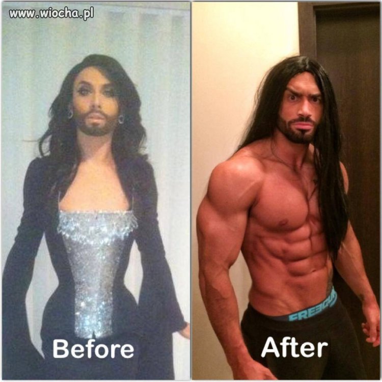 Before and After.