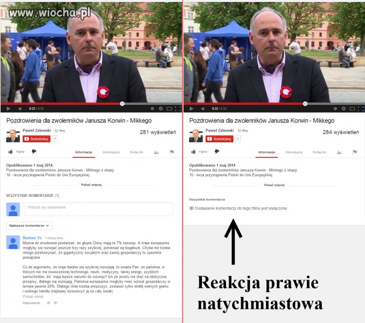 Pozdrowienia dla zwolenników Korwin-Mikkego