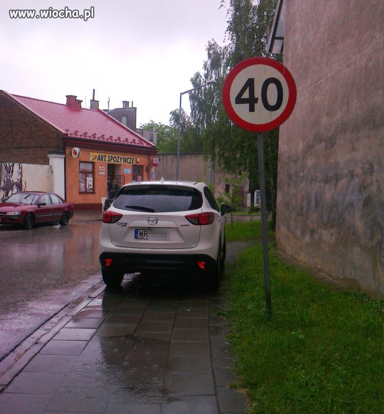 Perfekcyjne parkowanie.